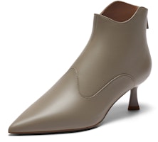 (Women) Joypeace 'Elegant Pointed-Toe Sheepskin Leather Ankle Boot' YVA30DD3 (Women) Joypeace 'Elegant Pointed-Toe Sheepskin Leather Ankle Boot' YVA30DD3