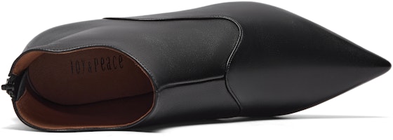 (W) Joypeace Bota Elegante de Cuero de Oveja con Punta Fina y Tobillera. YVA30DD3 3