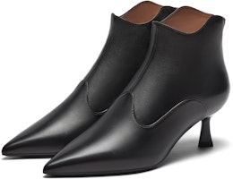 (W) Joypeace Bota Elegante de Cuero de Oveja con Punta Fina y Tobillera. YVA30DD3 2