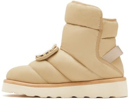 (Women) Joypeace 'Fashion Square Rhinestone Buckle Mid-Calf Snow Boots' F6628DD2 (Women) Joypeace 'Fashion Square Rhinestone Buckle Mid-Calf Snow Boots' F6628DD2