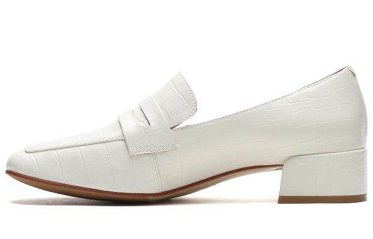 (Women) Joypeace 'Ivory Chunky Heel Fashion Loafers' J4NJ53-6DD1AA1