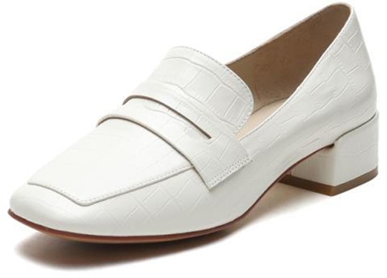 (W) Joypeace「アイボリーチャンキーヒールファッションローファー」 J4NJ53-6DD1AA1 Order (W) Joypeace「アイボリーチャンキーヒールファッションローファー」 J4NJ53-6DD1AA1