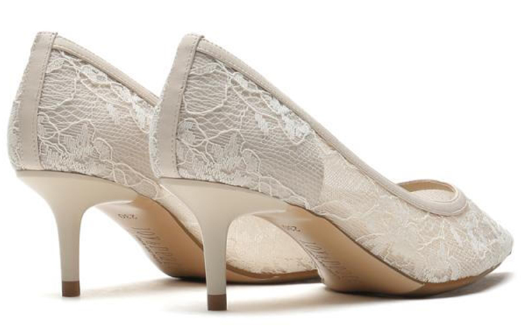 (W) Joypeace 'Lace Cutout High Heels - Beige' 圖 4