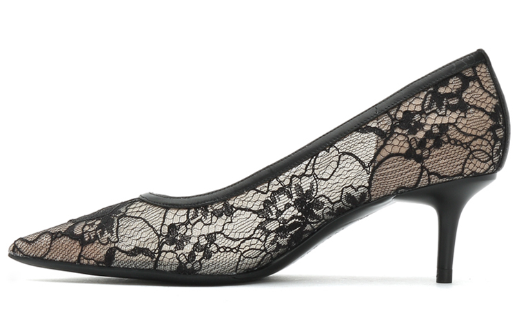 Buy (W) ジョイピース「レースカットアウト ハイヒール ブラック」 JZPZKU88DU1AQ1