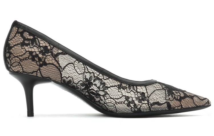 Order (W) ジョイピース「レースカットアウト ハイヒール ブラック」 JZPZKU88DU1AQ1