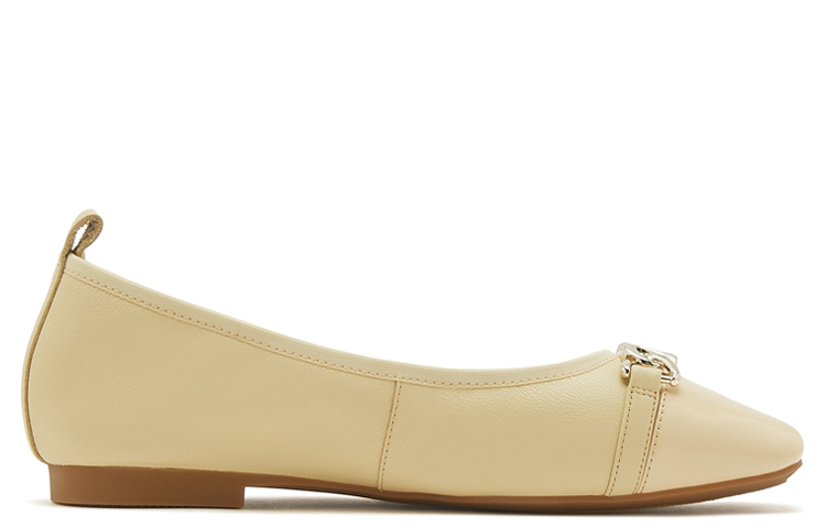 Order (Women) Joypeace 'Leather Square Toe Flat Casual' YVE01AQ3