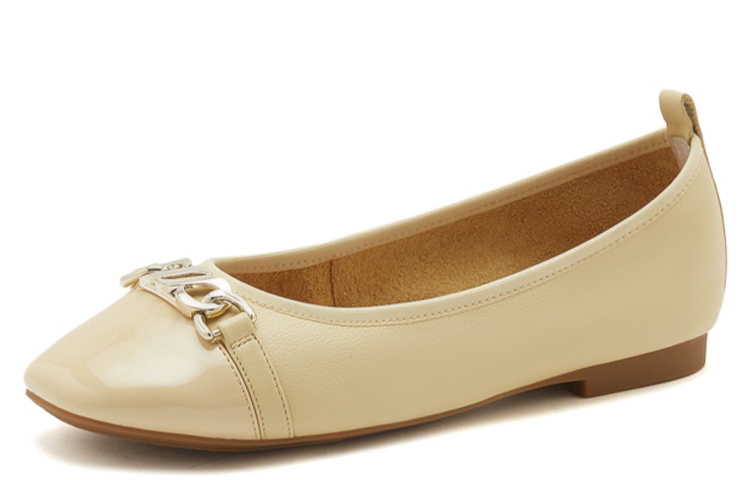 Lookbook (Women) Joypeace 'Leather Square Toe Flat Casual' YVE01AQ3