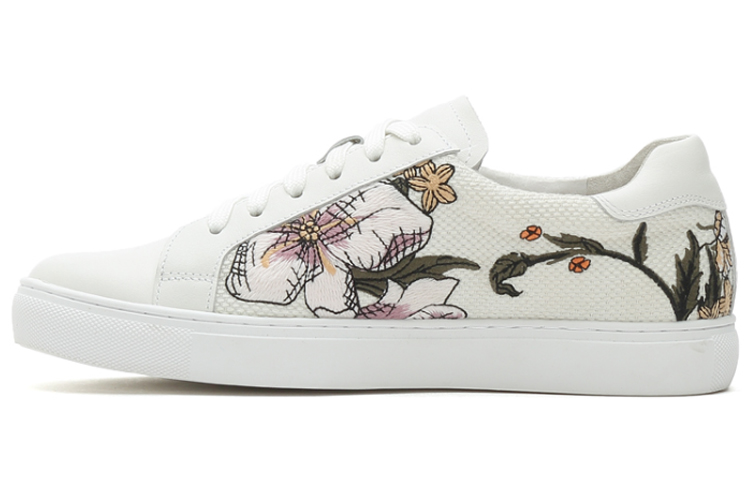 (W) Joypeace 'Low-Top Thick Sole Sneakers White'