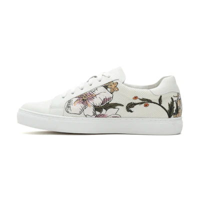 (W) Joypeace 'Low-Top Thick Sole Sneakers White'