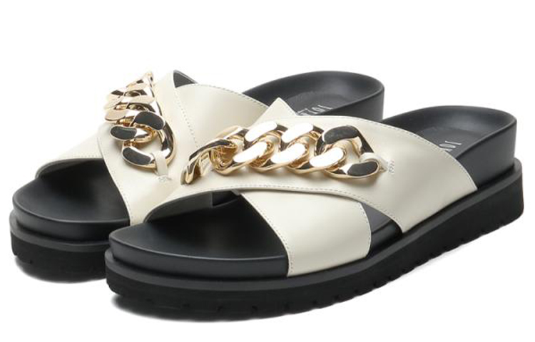 Lookbook (W) Joypeace 金属绑带凉鞋 - 米白色 JZPZS105DD1BT1