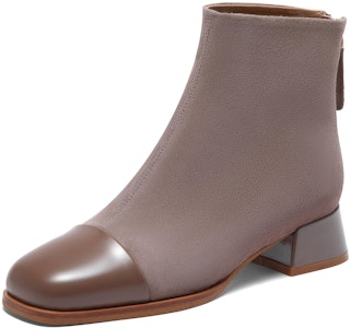 (W) Joypeace 'Boot Tumit Buku Lali Anjal Corak Tampal 4cm' 36Z08DD3 Order (W) Joypeace 'Boot Tumit Buku Lali Anjal Corak Tampal 4cm' 36Z08DD3