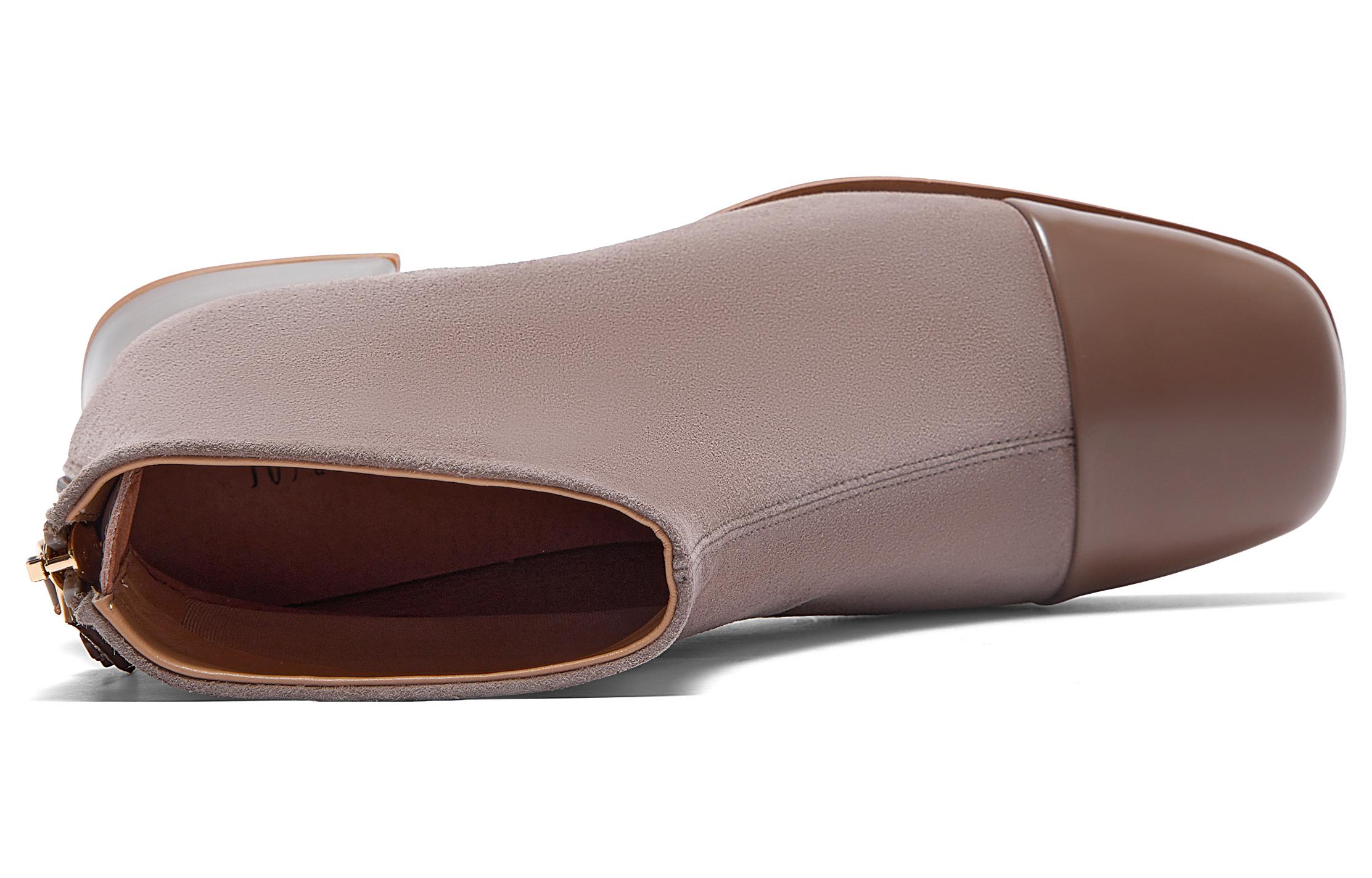 Lookbook (W) ジョイピース「パッチワーク エラスティック アンクルブーツ 4cm」 36Z08DD3