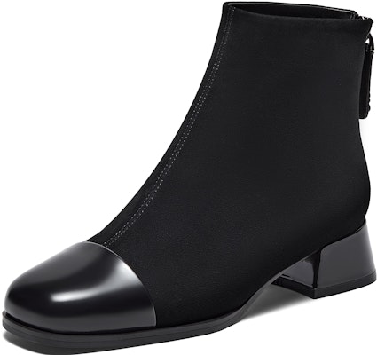 (W) Joypeace 'Boot Tumit Buku Lali Anjal Corak Tampal 4cm' 36Z08DD3 Details for (W) Joypeace 'Boot Tumit Buku Lali Anjal Corak Tampal 4cm' 36Z08DD3