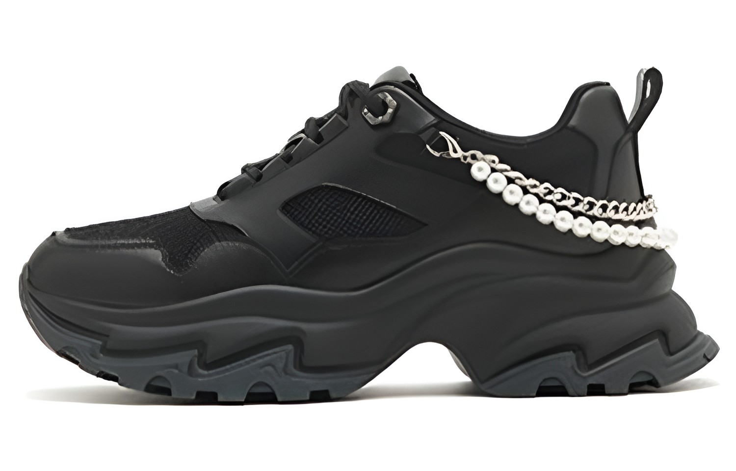 (Women) Joypeace 'Pearl Chain Breathable Dad Shoes' 06262CM2