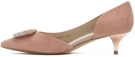 (Women) Joypeace 'Pink Velvet High Heels' JZPZKY40DK1AQ1 (Women) Joypeace 'Pink Velvet High Heels' JZPZKY40DK1AQ1