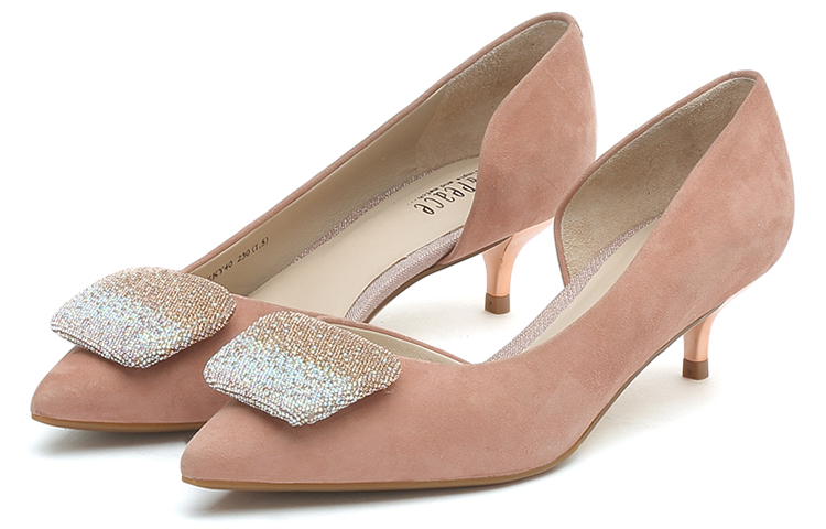 Lookbook (W) Joypeace「粉色絨面高跟鞋」 JZPZKY40DK1AQ1