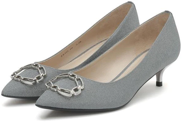 (W) 조이피스 '뾰족코 버클 하이힐 블랙 실버' JZPZKY61DU1AQ1 Shop (W) 조이피스 '뾰족코 버클 하이힐 블랙 실버' JZPZKY61DU1AQ1