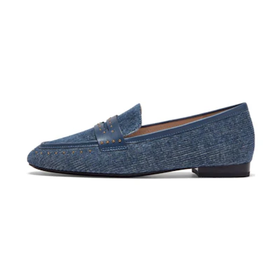 (W) Joypeace 'Retro Round Toe Blue'