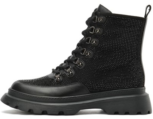 (Women) Joypeace 'Rhinestone Studded Short Martin Boots - Black' JG6121-6DU1DD0 Buy (Women) Joypeace 'Rhinestone Studded Short Martin Boots - Black' JG6121-6DU1DD0