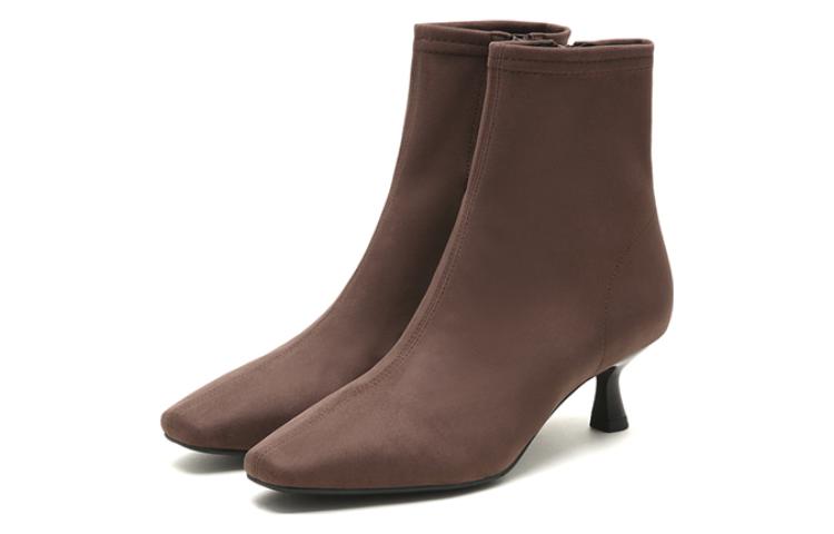 Order (W) Joypeace「簡約時尚棕色短靴」 YRS23DZ2