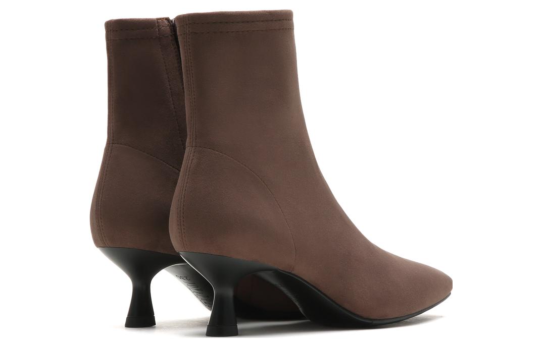 Shop (W) Joypeace「簡約時尚棕色短靴」 YRS23DZ2