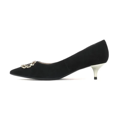 (W) Joypeace 'Sweet Pointed High Heels - Black'