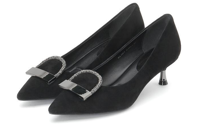 Lookbook (W) Joypeace「絲絨高跟鞋黑色」 J92KL301DU1AQ1