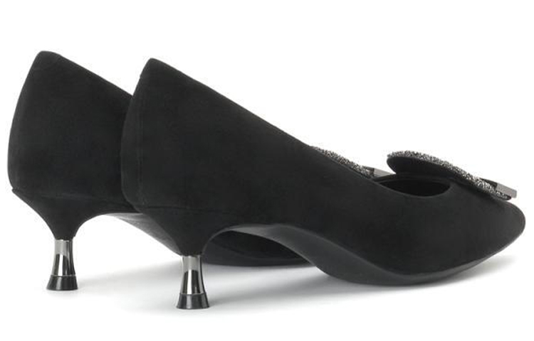 Shop (W) Joypeace「絲絨高跟鞋黑色」 J92KL301DU1AQ1