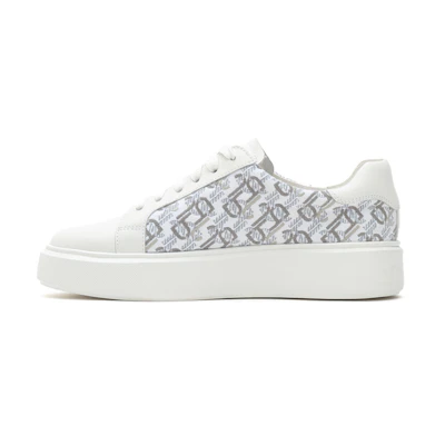 (W) Joypeace 'White Leather Sneakers'