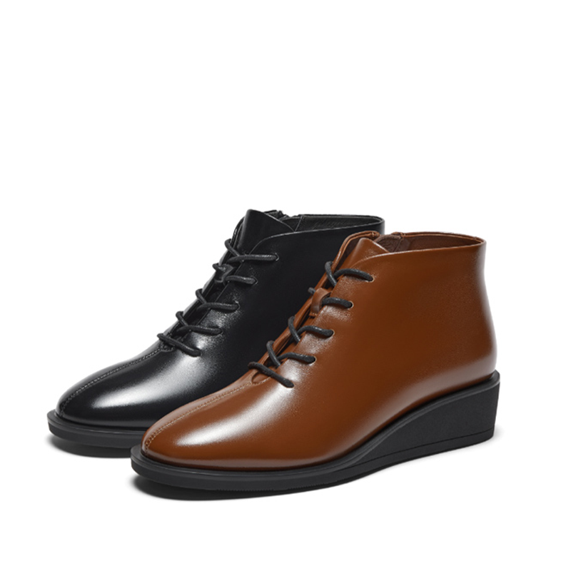 Cheap (W) Bota Joypeace Tobillera 'Negra con Cordones' 42432DD3