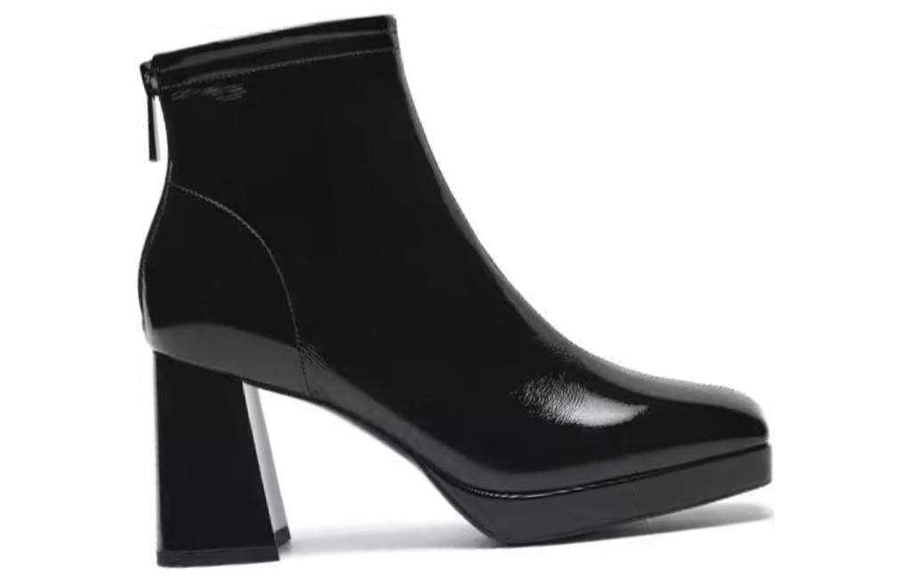 (W) Joypeace Ankle Boots 'Black Leather' 圖 2