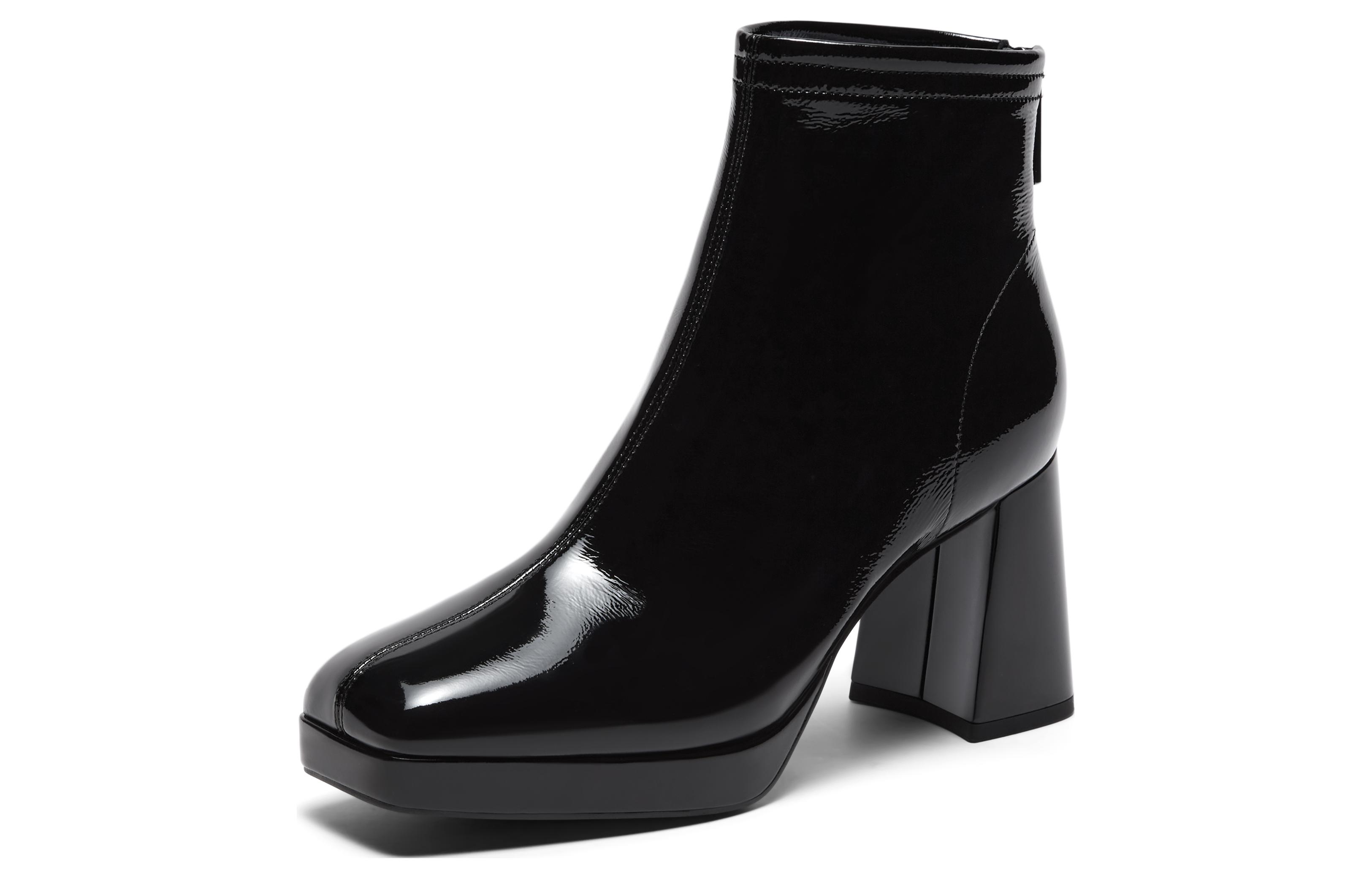 (W) Joypeace Ankle Boots 'Black Leather' 圖 3