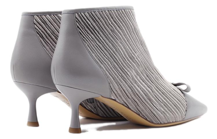 Shop (W) Joypeace Sepatu Boots 'Kain Fashion Ujung Lancip' YUW30DD3