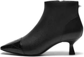 (Women) Joypeace Ankle Boots 'Leather Black' YWX23DD3 (Women) Joypeace Ankle Boots 'Leather Black' YWX23DD3