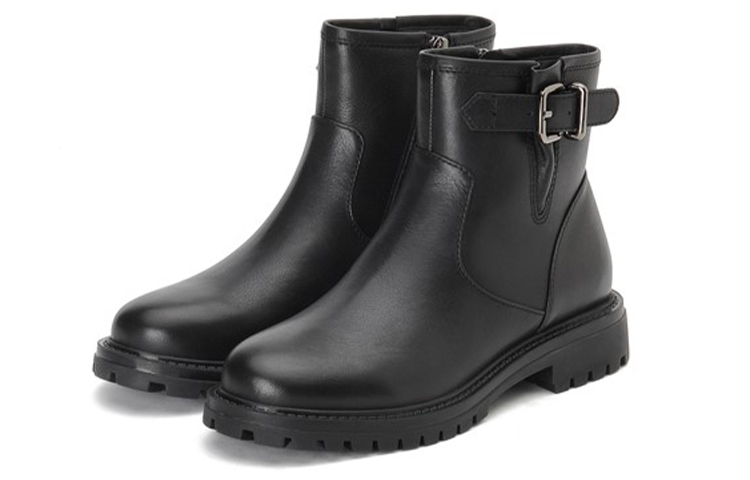 Order (W) Joypeace 女士短靴「絲絨黑」 J4NA9005DU1DD0