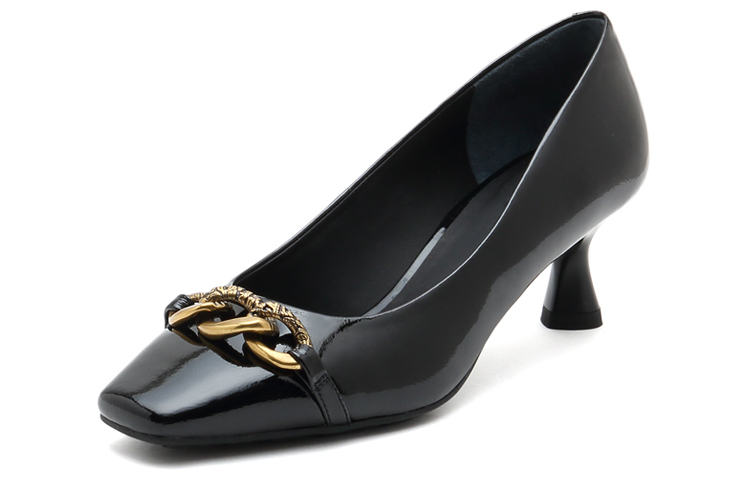 Lookbook (W) Joypeace Tacones Altos de Charol Artístico 'Negro' JZPYRS02DU1CQ1