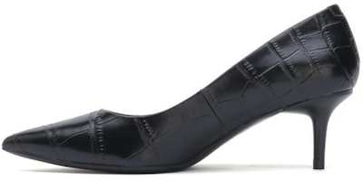 (Women) Joypeace Black 'Embossed Pointed Toe Stiletto' JZPZKU81DU1AQ1 (Women) Joypeace Black 'Embossed Pointed Toe Stiletto' JZPZKU81DU1AQ1