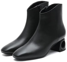 (W) Joypeace Negro 'Bota Tobillera Tacón Cuadrado y Punta Cuadrada de Moda' ZC130DD2 Order (W) Joypeace Negro 'Bota Tobillera Tacón Cuadrado y Punta Cuadrada de Moda' ZC130DD2