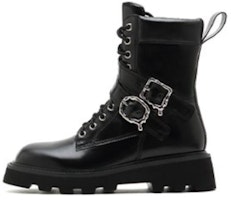 (Women) Joypeace Boots 'Black Leather Biker' YUO21DZ2 (Women) Joypeace Boots 'Black Leather Biker' YUO21DZ2