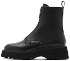 (Women) Joypeace Boots 'Black Leather Round Toe Mid-Calf Fashion' YUC32DZ2 (Women) Joypeace Boots 'Black Leather Round Toe Mid-Calf Fashion' YUC32DZ2