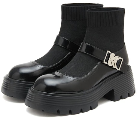 (W) Botas Joypeace 'Cuero Negro con Hebilla' 20722DD2 Shop (W) Botas Joypeace 'Cuero Negro con Hebilla' 20722DD2