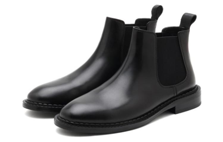 (W) Joypeace Chelsea Boots 'British Round Toe Black Leather' 圖 3
