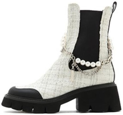 (W) Joypeace Chelsea Boots 'Fashion Plaid Klasik Ujung Kotak' YTS24DZ2 Buy (W) Joypeace Chelsea Boots 'Fashion Plaid Klasik Ujung Kotak' YTS24DZ2