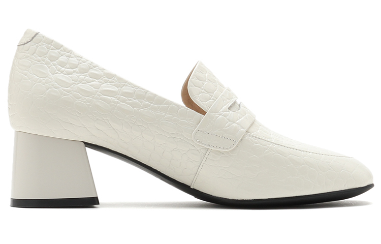 (W) Joypeace Classic Crocodile-Embossed Leather 'Beige' 圖 2