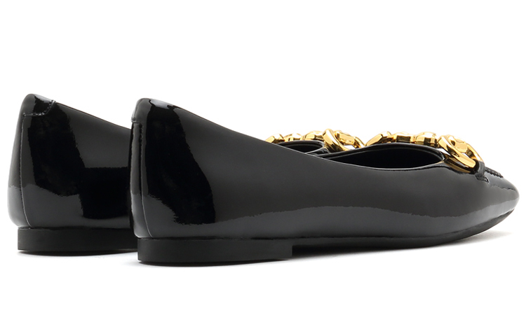 Shop (W) 卓雅经典时尚黑色漆皮平底鞋 J9213801DU1CQ1