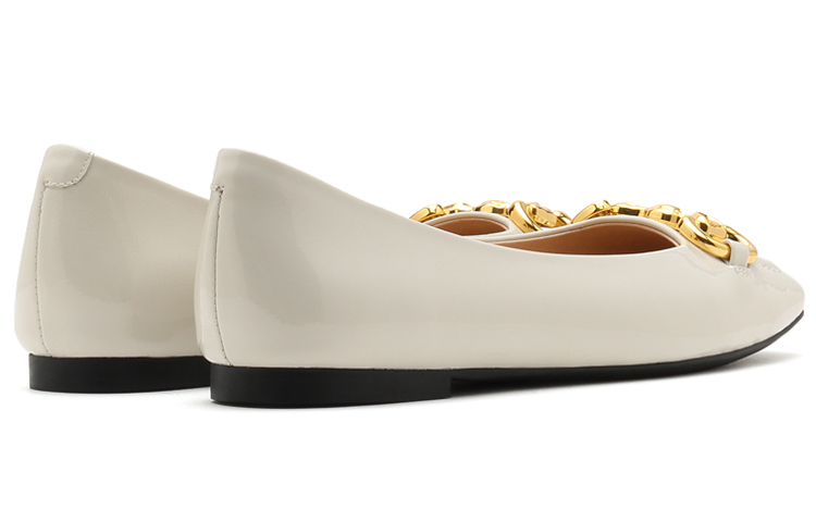 (W) Joypeace Classic Patent Flats 'Beige' 圖 4