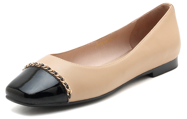 (W) Joypeace Classic Sheepskin Leather Casual 'Apricot' 圖 3