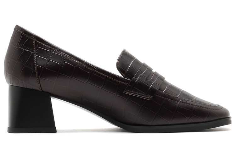 Order (W) Joypeace 浮雕皮革高跟鞋「棕色」 JZPYRX02DT1CA1