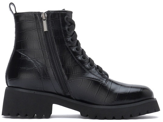 (Women) Joypeace Embossed Platform Short Martin Boots 'Black' JZPYQB34DU1DD0 Order (Women) Joypeace Embossed Platform Short Martin Boots 'Black' JZPYQB34DU1DD0
