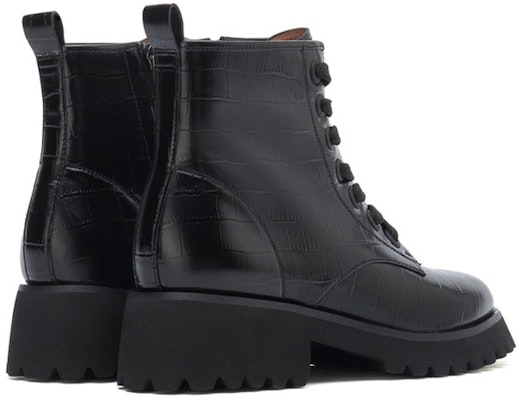 (Women) Joypeace Embossed Platform Short Martin Boots 'Black' JZPYQB34DU1DD0 Purchase (Women) Joypeace Embossed Platform Short Martin Boots 'Black' JZPYQB34DU1DD0